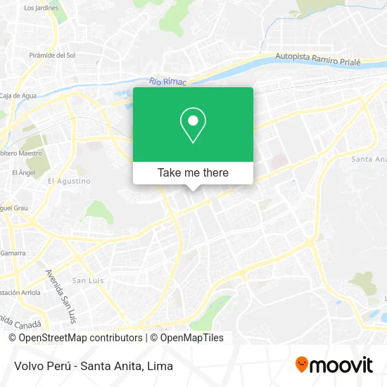 Volvo Perú - Santa Anita map