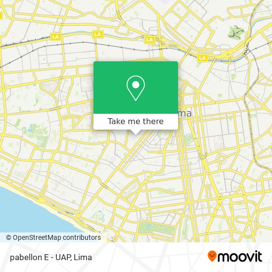 pabellon E - UAP map