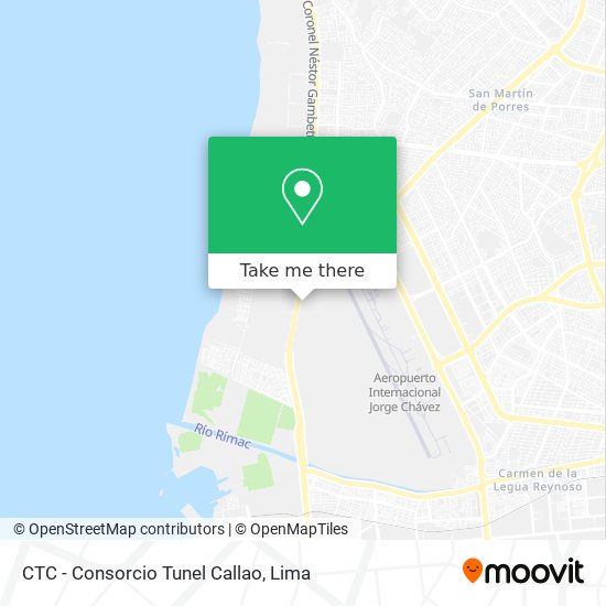CTC - Consorcio Tunel Callao map