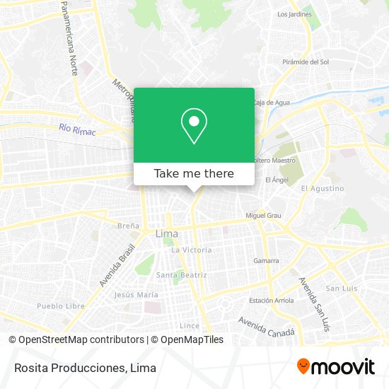 Rosita Producciones map