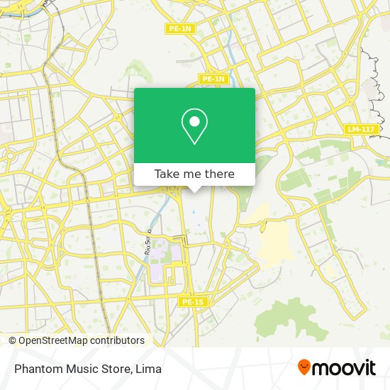 Phantom Music Store map
