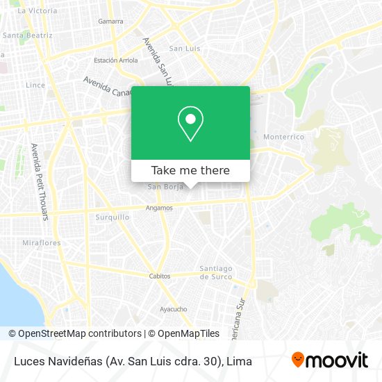 Luces Navideñas (Av. San Luis cdra. 30) map