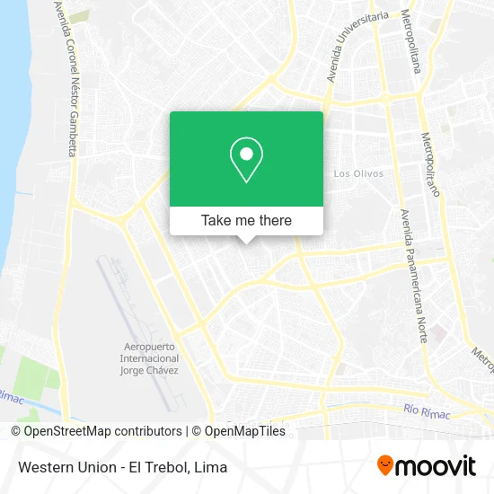 Western Union - El Trebol map