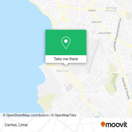 Mapa de Certes