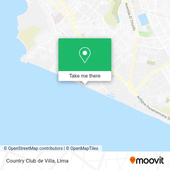Country Club de Villa map