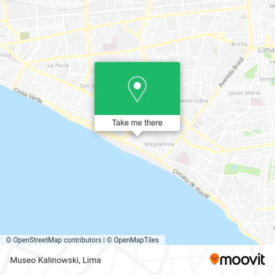 Museo Kalinowski map