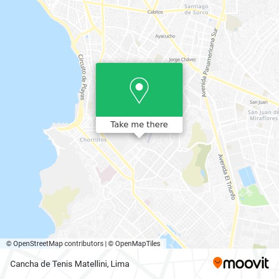 Cancha de Tenis Matellini map