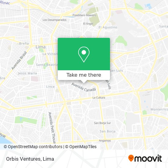 Orbis Ventures map