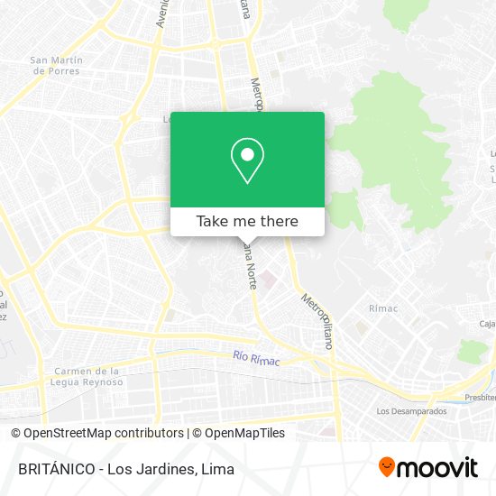 BRITÁNICO - Los Jardines map