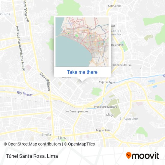 Túnel Santa Rosa map