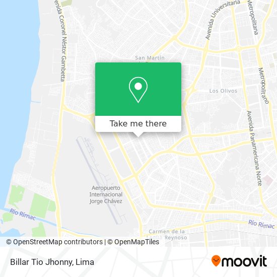 Mapa de Billar Tio Jhonny