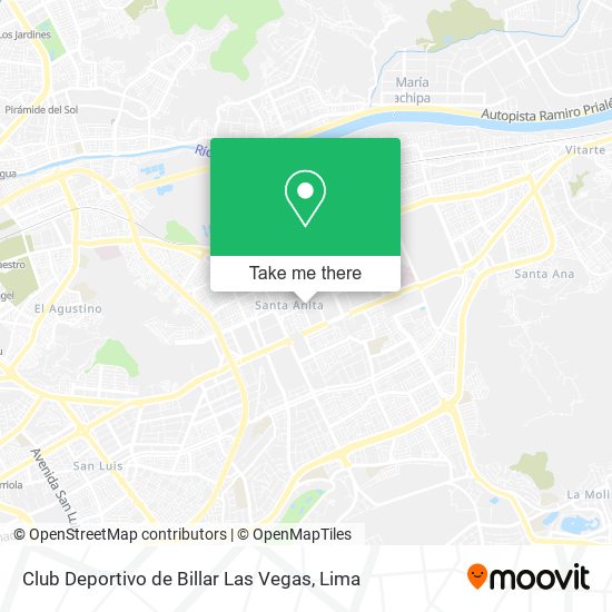 Club Deportivo de Billar  Las Vegas map