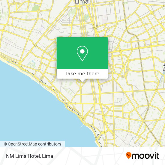 NM Lima Hotel map