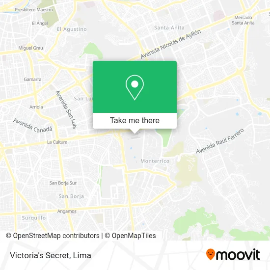 Victoria's Secret map