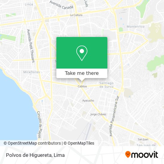 Polvos de Higuereta map