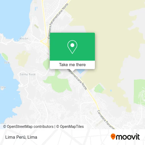 Lima Perú map