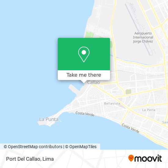 Port Del Callao map