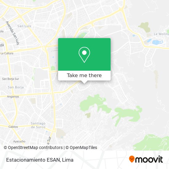 Estacionamiento ESAN map