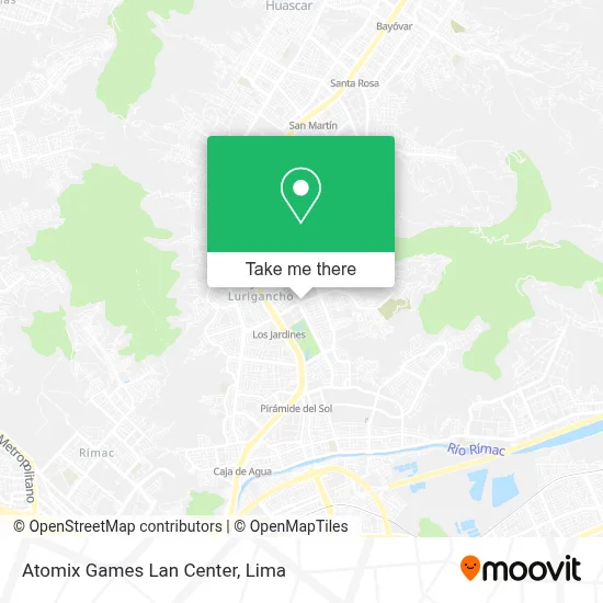 Atomix Games Lan Center map
