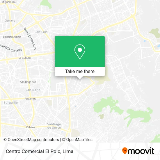 Mapa de Centro Comercial El Polo