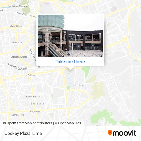 Mapa de Jockey Plaza