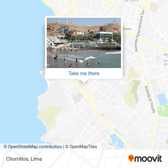 Mapa de Chorrillos