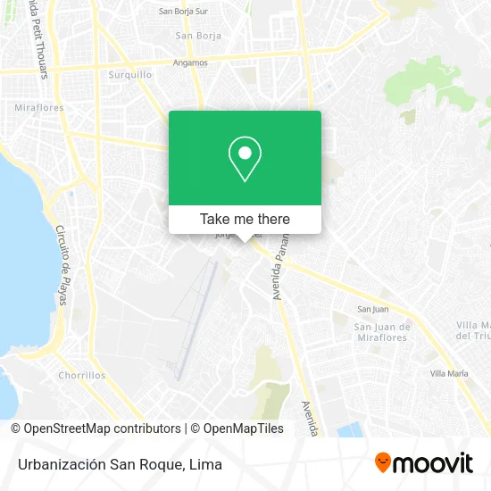 Urbanización San Roque map