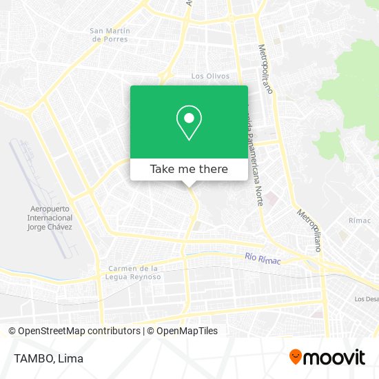 TAMBO map
