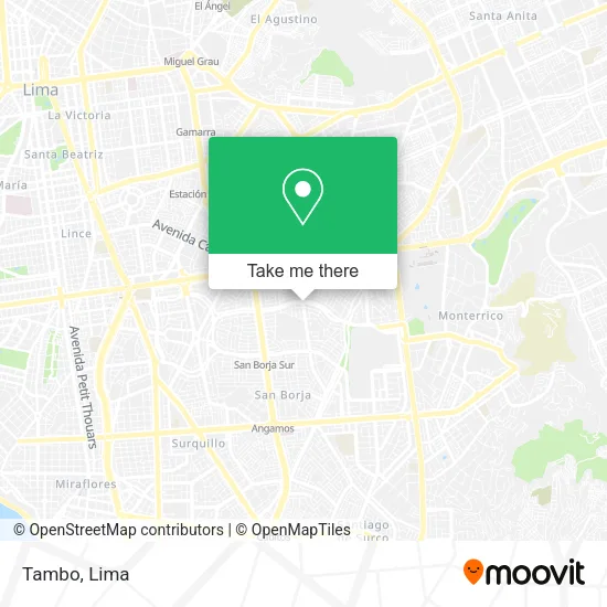 Mapa de Tambo