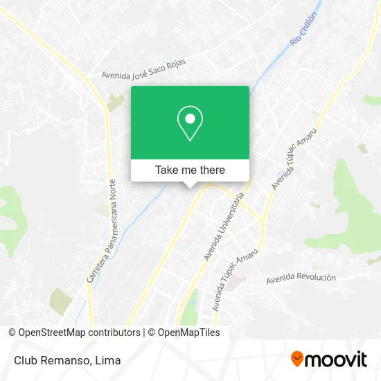 Club Remanso map