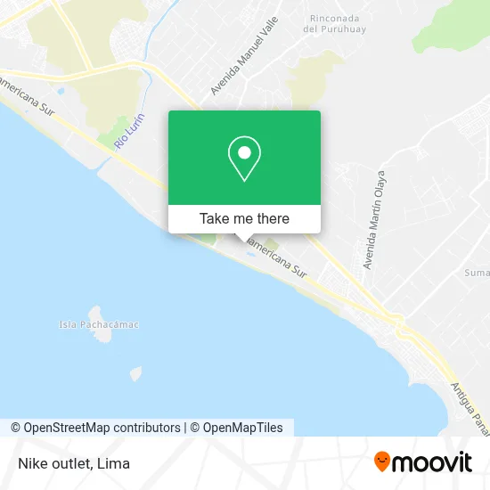 Nike outlet map