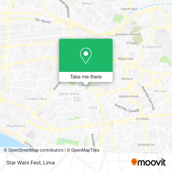 Star Wars Fest map