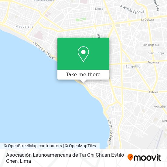 Asociación Latinoamericana de Tai Chi Chuan Estilo Chen map
