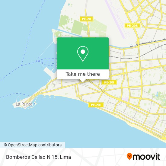 Bomberos Callao N 15 map
