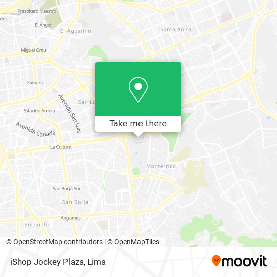 Mapa de iShop Jockey  Plaza