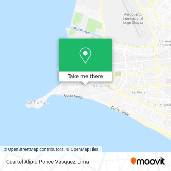 Mapa de Cuartel Alipio Ponce Vasquez