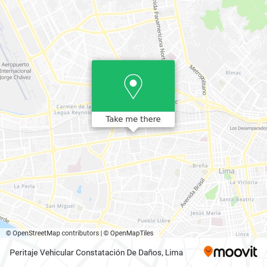 Peritaje Vehicular Constatación De Daños map