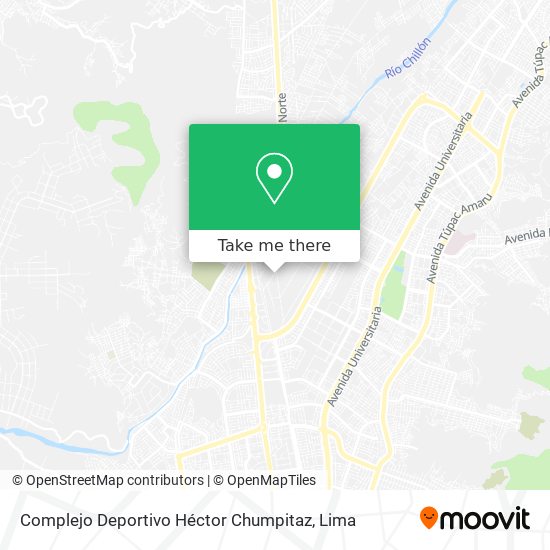 Complejo Deportivo Héctor Chumpitaz map