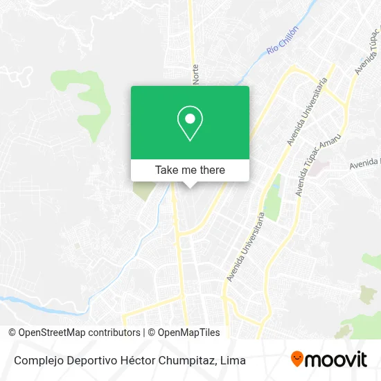Complejo Deportivo Héctor Chumpitaz map