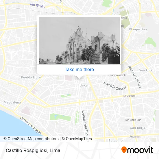 Castillo Rospigliosi map
