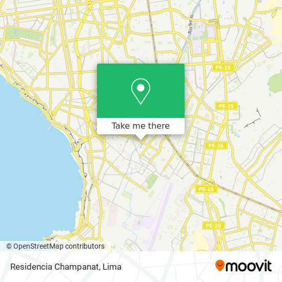 Residencia Champanat map