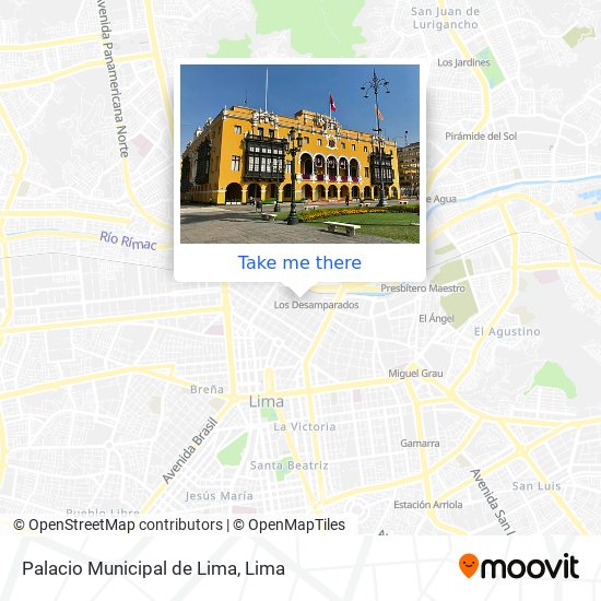 Palacio Municipal de Lima map