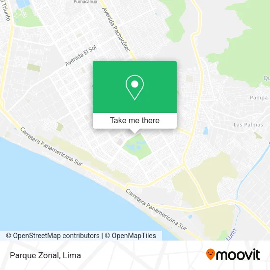 Mapa de Parque Zonal