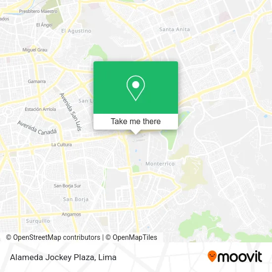 Mapa de Alameda Jockey Plaza