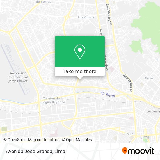 Avenida José Granda map