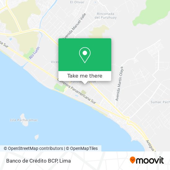 Banco de Crédito BCP map