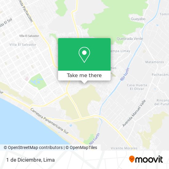 1 de Diciembre map