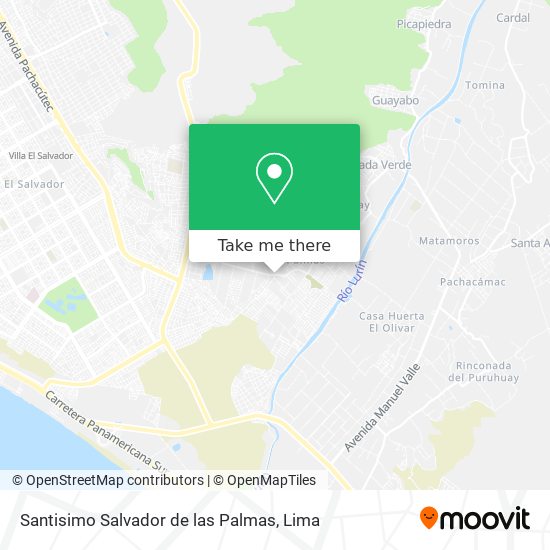 Santisimo Salvador de las Palmas map