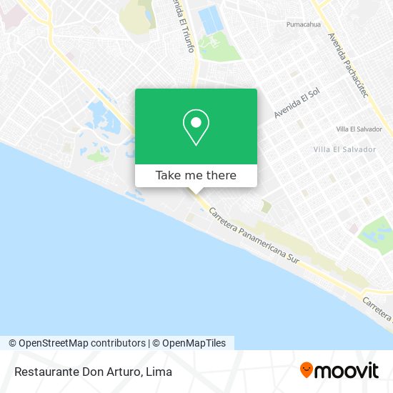 Mapa de Restaurante Don Arturo