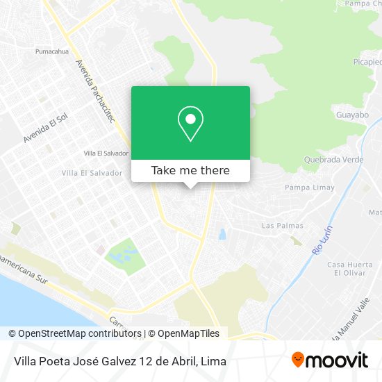 Villa Poeta José Galvez 12 de Abril map